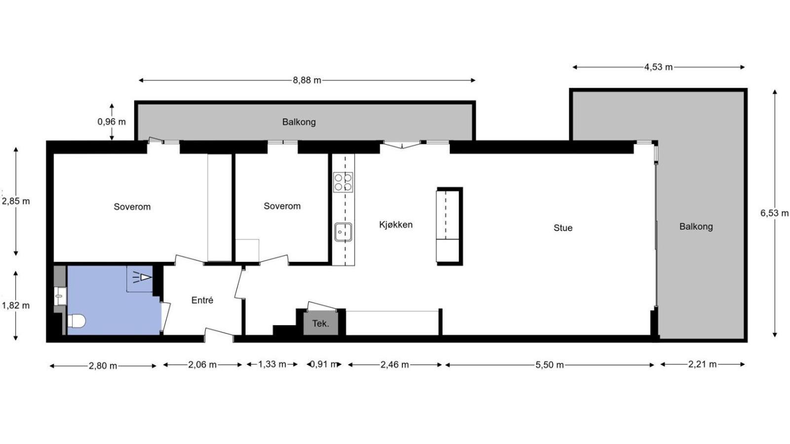 Barcode Oslo - Two-Bedroom Apartment In Central オスロ エクステリア 写真